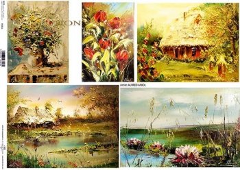 Papel de arroz decoupage A3 R0081L