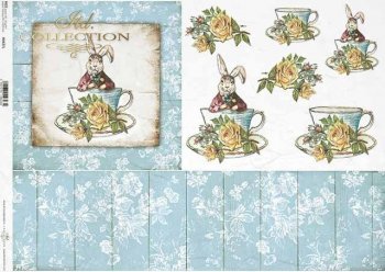 Papel de arroz decoupage A3 R0427L