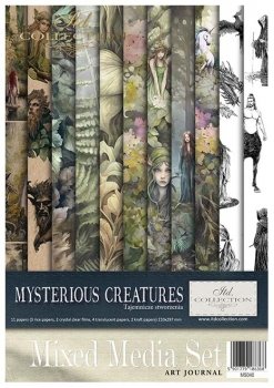 Zestaw kreatywny MS040 (HS code 48021000) Mysterious Creatures