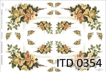 Papier decoupage (HS code 48025700) D0354M