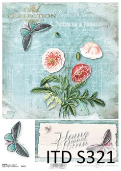 Papier decoupage Soft (HS code 48062000)  S0321