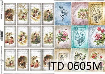 Papier decoupage (HS code 48025700) D0605M