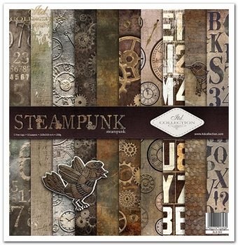 Zestaw do scrapbooking (HS code 48025890) SLS-003 ''Steampunk''---- PRODUKT PRZECENIONY