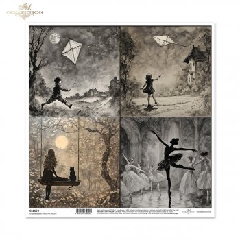 Papier do scrapbooking (HS code 48025890) SL1694
