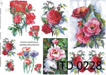 Papier decoupage (HS code 48025700) D0228