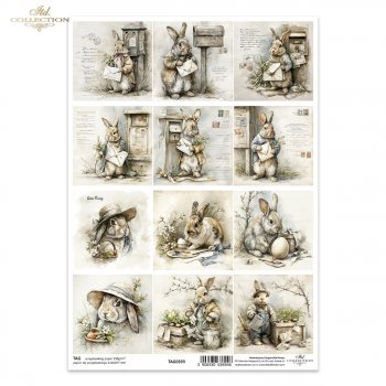 Tagi do scrapbooking (HS code 48025890) TAG0393