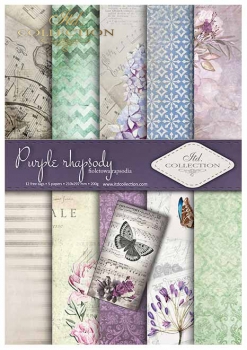 Zestaw do scrapbooking (HS code 48025890) SCRAP-013 ''Purple rhapsody''