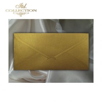 Koperta ozdobna złota KP06.08 110x220 mm