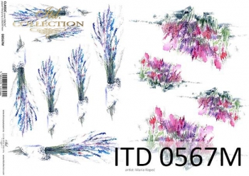 Papier decoupage (HS code 48025700) D0567M