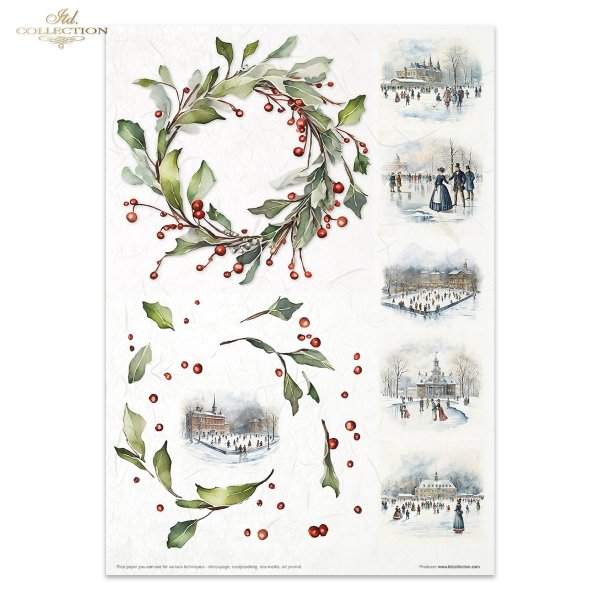 Seria Winter Wreath - Zimowy Wianek 3D