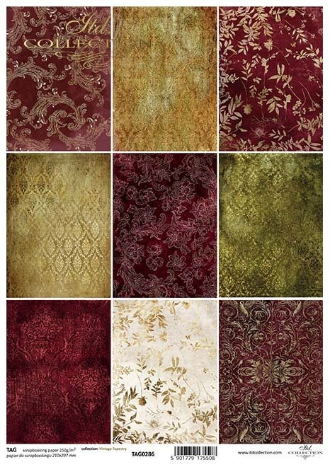 Vintage Tapestry - Gobelin vintage - motywy tapetowe, miniatury*Vintage Tapestry - wallpaper motifs, miniatures*Vintage Tapestry - Tapetenmotive, Miniaturen*Vintage Tapestry - Motivos de papel pintado, miniaturas