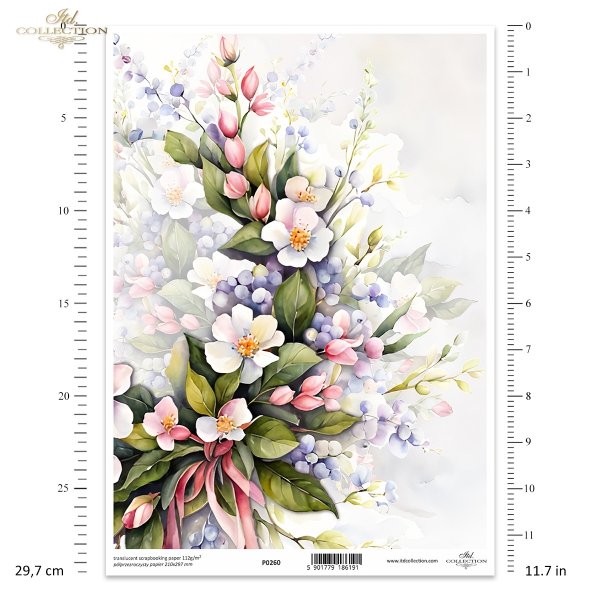 Прозрачная бумага для скрапбукинга P0052