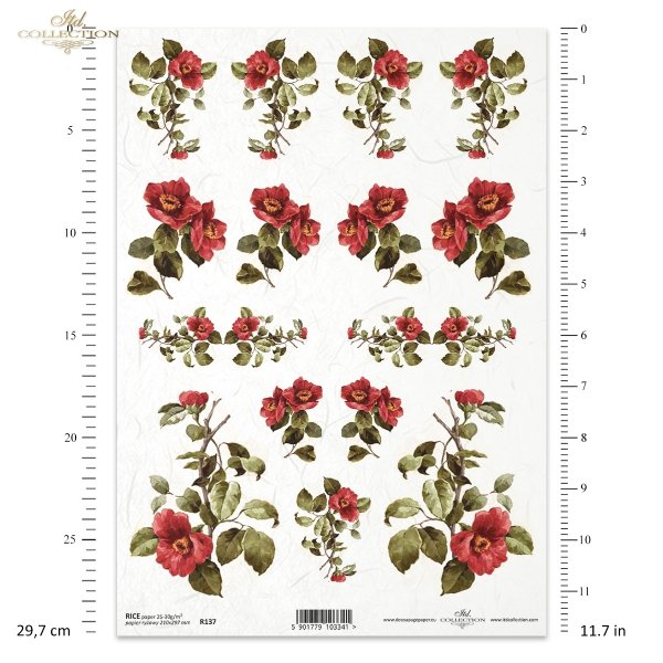 decoupage-rice-paper-flowers-buds-leaves-rose-roses-garden-R0137