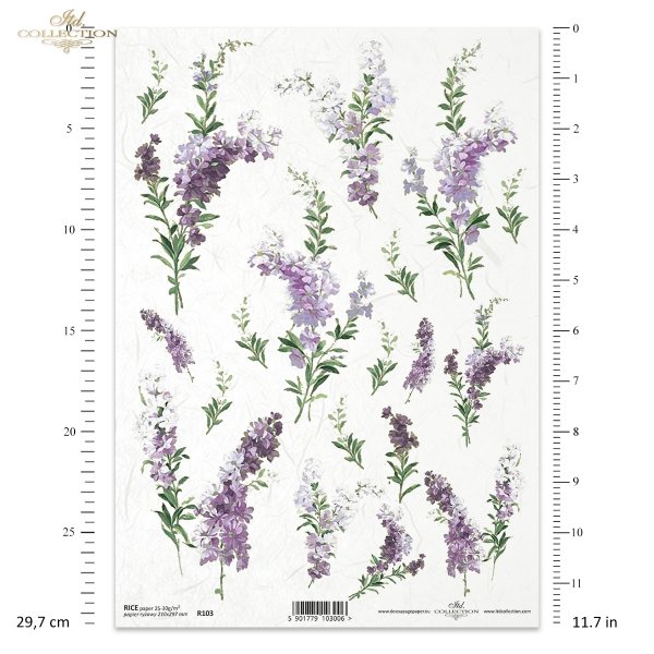 kwiaty-lawendy-lawenda-lawendowy-papier-ryżowy-do-decoupage-R0103