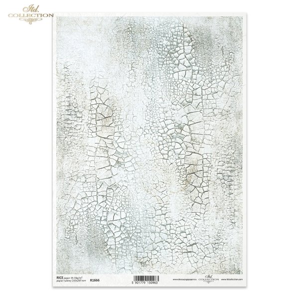 Papier decoupage, papier decoupage Shabby Chic, krak, spękania, spękalina, popękana farba, struktura, trójwymiarowe tło, tapeta, Shabby Chic for Spring, mini collection Shabby Chic for Spring, crack, cracked paint, crackle, texture