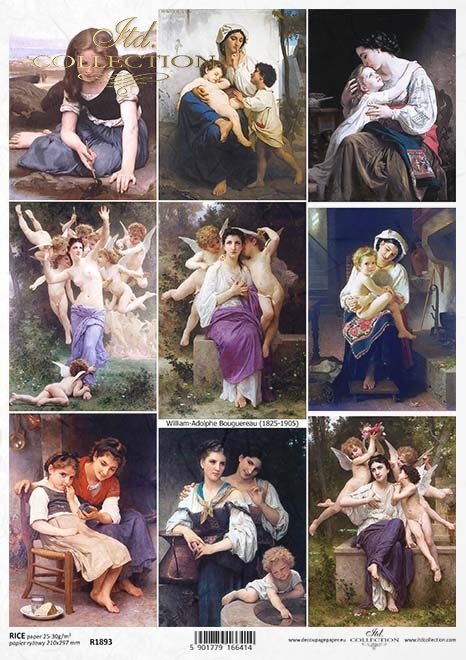malarstwo William-Adolphe Bouguereau, portrety, aniołki*painting by William-Adolphe Bouguereau, portraits, angels*Gemälde von William-Adolphe Bouguereau, Porträts, Engel*pintura de William-Adolphe Bouguereau, retratos, ángeles