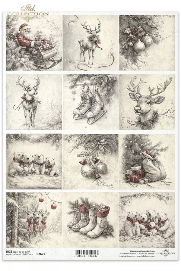 łyżwy, Święty Mikołaj, reniferek, buty, misie polarne, bombki świąteczne, vintage*ice skates, Father Christmas, reindeer, boots, polar bears, Christmas baubles, vintage*Schlittschuhe, Weihnachtsmann, Rentier, Stiefel, Eisbären, Weihnachtskugeln, Vintage*p