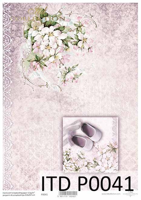 papier decoupage kompozycje kwiatowe, na urodziny*paper decoupage floral arrangements, for birthdays