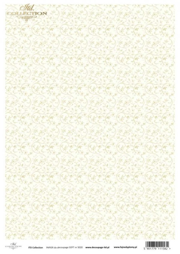 SOFT Papier für Serviettentechnik S0020