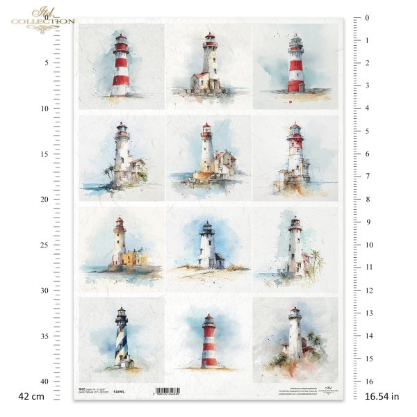 Reispapier A3 für Decoupage R1696L