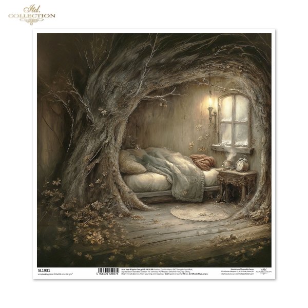 Mouse World - Interior -  Ilustracje,  świat myszek, przytulne wnętrza, bajkowe sceny, kominki, nory mysie, domki, wnętrza