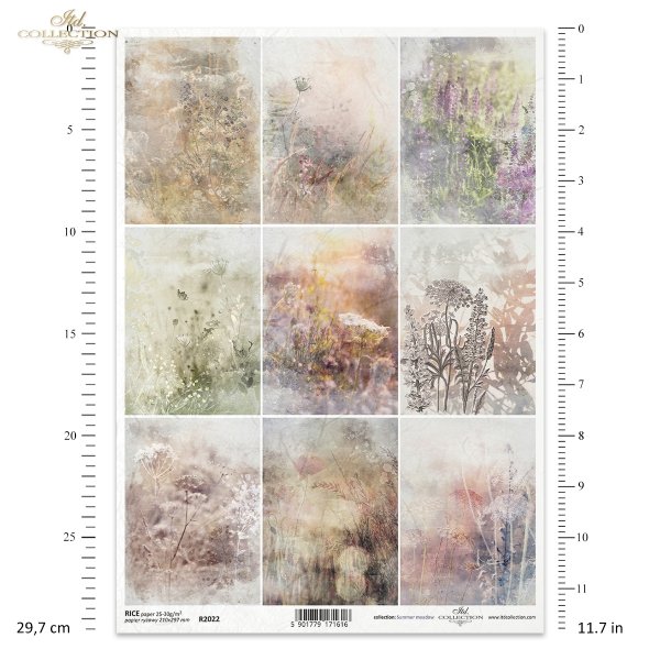 Summer meadow series, purple, beige, green, watercolour background, canvas structure, summer, meadow, field flowers, grass, herbs, flowers, insect, insects, butterfly, butterflies, Sommerwiese Serie, lila, beige, grün, Aquarell Hintergrund