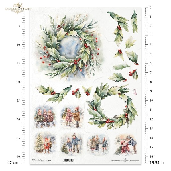 zimowe wianki*winter garlands*Wintergirlanden*guirnaldas de invierno