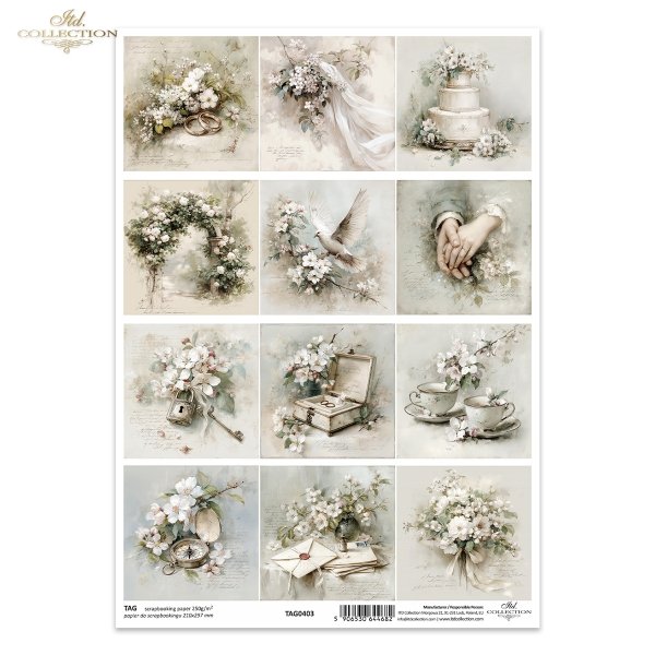 ślub, wesele, kwiaty, obrączki, tort, gołąb, romantyzm, vintage, sepia, akwarela, elegancja kwiaty jabłoni, vintage, akwarele, kłódka, biżuteria, filiżanki, kompas, listy, bukiet, pastelowe barwy, romantyczny styl.
