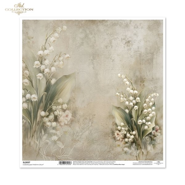 vintage, flora, bukiety, kwiaty, botanika, konwalia*vintage, flora, bouquets, flowers, botany, lily of the valley
