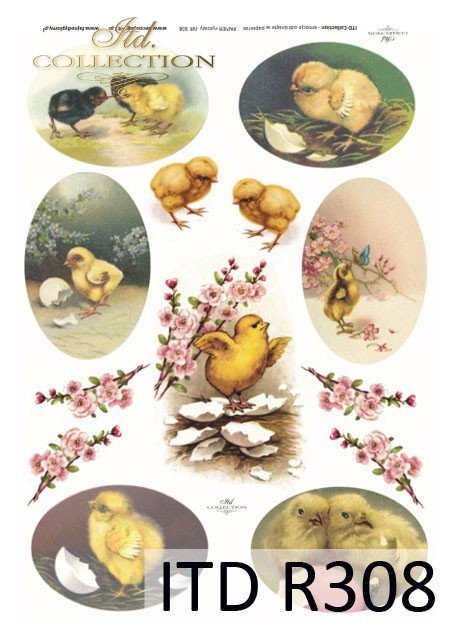 Wielkanoc, kurczaki, kurczaczki, kwiatki, wiosna, jajka, pisanki, R308