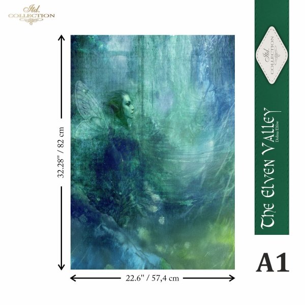 FPA1067 seria „The Elven Valley” – Dolina Elfów * Mulberry decoupage paper FPA1067 „The Elven Valley” * Maulbeerpapier für Decoupage FPA1067 – Das Elfental * Papel decoupage FPA1067