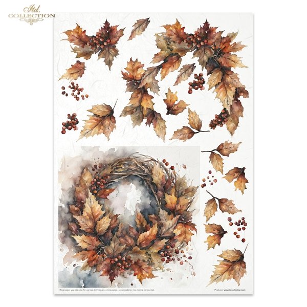 jesienne wianki*autumn wreaths*Herbstgirlanden*guirnaldas de otoño
