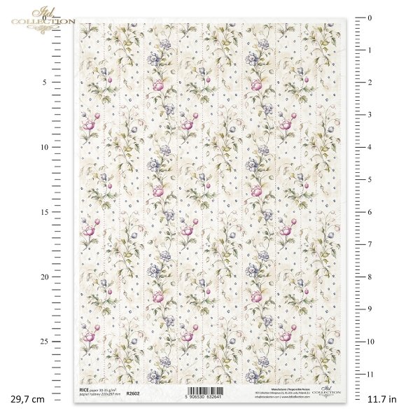 Reispapier für Serviettentechnik und Decoupage R2602