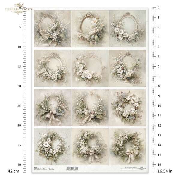 Reispapier A3 für Decoupage R1654L