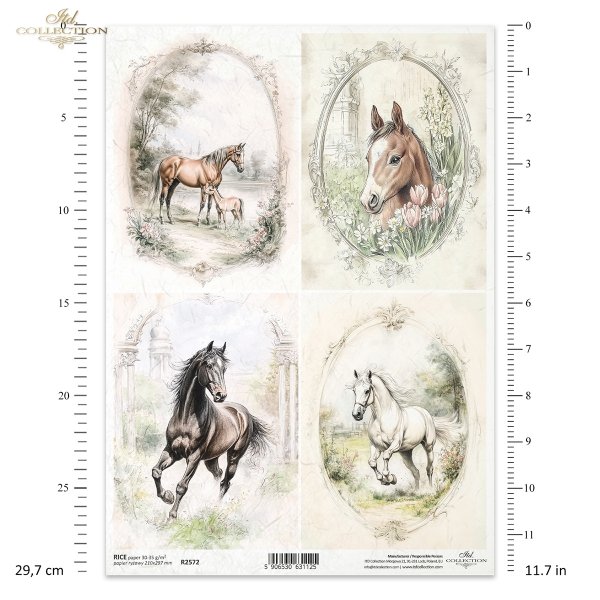 Reispapier für Serviettentechnik und Decoupage R2572