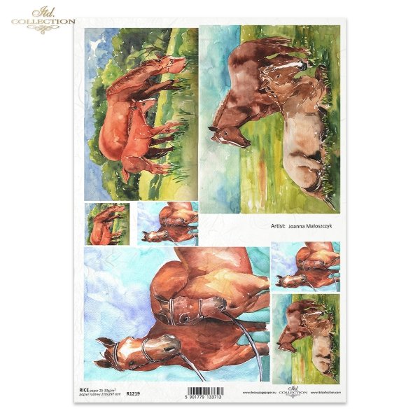koń, konie, stado koni, wieś, pastwisko, łąka, malarstwo współczesne, Joanna Małoszczyk, artystka współczesna, artysta współczesny, horse, horses, herd of horses, village, pasture, meadow, contemporary painting