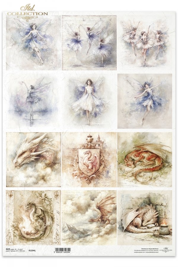 Akwarele, wróżki, baletnice, powietrze, eteryczne, taniec, skrzydła*Watercolor, fairies, ballerinas, air, ethereal, dance, wings*Akwarele smoki, herb, ogień, fantasy, vintage, ilustracja, mityczne*Watercolor dragons, coat of arms, fire, fantasy, vintage, 