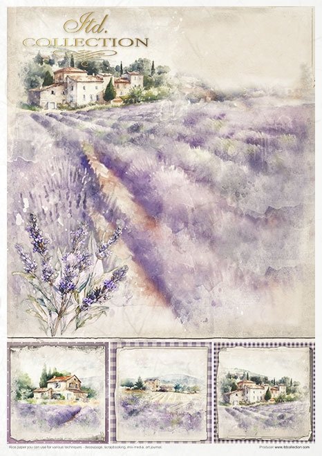 Seria - Provence - scented with lavender * Series Provence scented with lavender