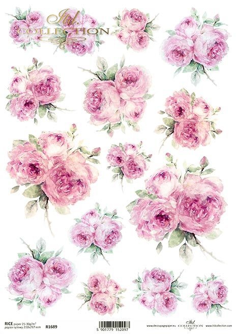 Schäbiger Schick, gemalte Rosen, Blumen, Rose, Vintage*Shabby chic, rosas pintadas, flores, rosas, Vintage