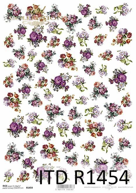 kwiaty, anemony, astry, drobne elementy*flowers, anemones, asters, small elements