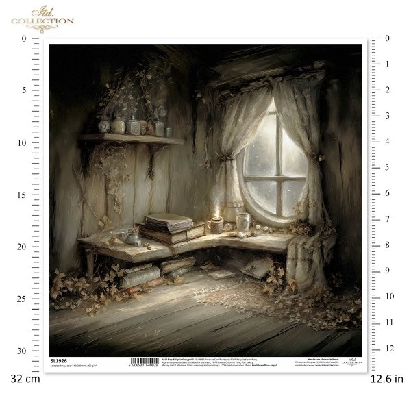 Mouse World - Interior -  Ilustracje,  świat myszek, przytulne wnętrza, bajkowe sceny, kominki, nory mysie, domki, wnętrza