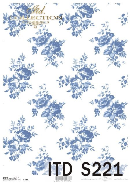 Decoupage paper Soft ITD S0221