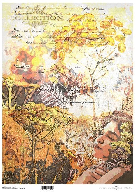  twarz kobiety, rośliny, wrotycz* woman's face, plants, tansy* Frauengesicht, Pflanzen,  Rainfarn* cara de mujer, plantas, tanaceto