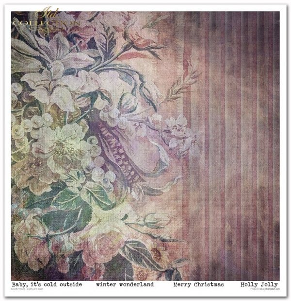 Scrapbooking papers SLS-067 Velvet - a soft warm touch