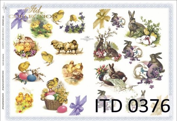 Decoupage paper ITD D0376M