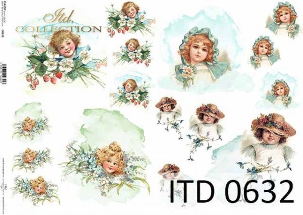 Decoupage paper ITD D0632