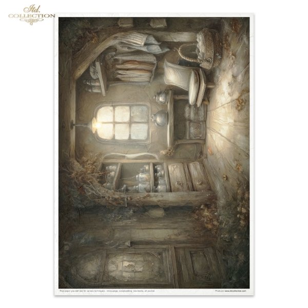 Mouse World - Interior -  Ilustracje,  świat myszek, przytulne wnętrza, bajkowe sceny, kominki, nory mysie, domki, wnętrza