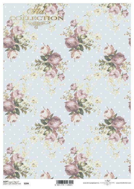 Decoupage paper Soft ITD S0204