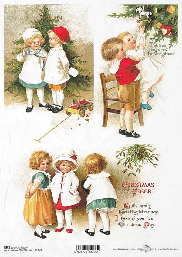 Boże Narodzenie, świąteczne dekoracje, retro, prezenty, dziecko, dzieci, choinka, jemioła, R773, Christmas, festive decorations, retro, gifts, child, children, tree, mistletoe, Weihnachten, festliche Dekoration, retro, Geschenke, Kind, Kinder, Baum, Miste