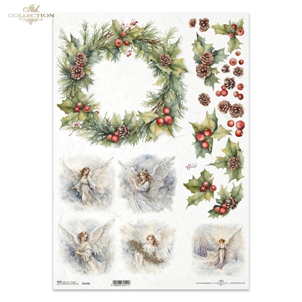 zimowe wianki*winter garlands*Wintergirlanden*guirnaldas de invierno